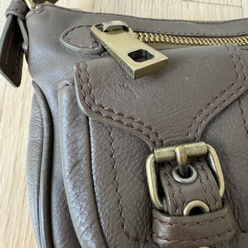 Marc Jacobs Limited Edition green brown pochette handbag shoulder bag Italy - Picture 9 of 10